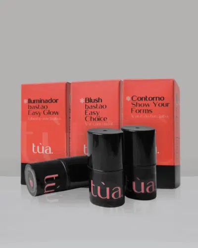 Trio Dia a Dia – Kit com Contorno, Blush e Iluminador